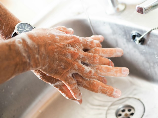 Hand hygiene while traveling